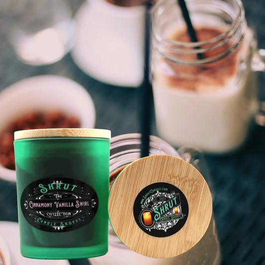Cinnamony Vanilla Swirl - Hand-Poured, scented Candle