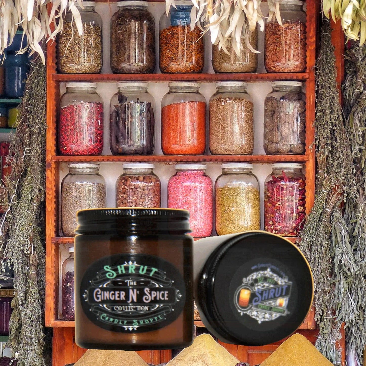 Ginger N' Spice Scented Candle - Embark on a Nostalgic Journey