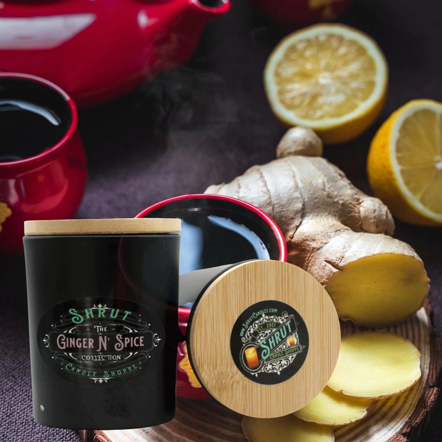 Ginger N' Spice Scented Candle - Embark on a Nostalgic Journey