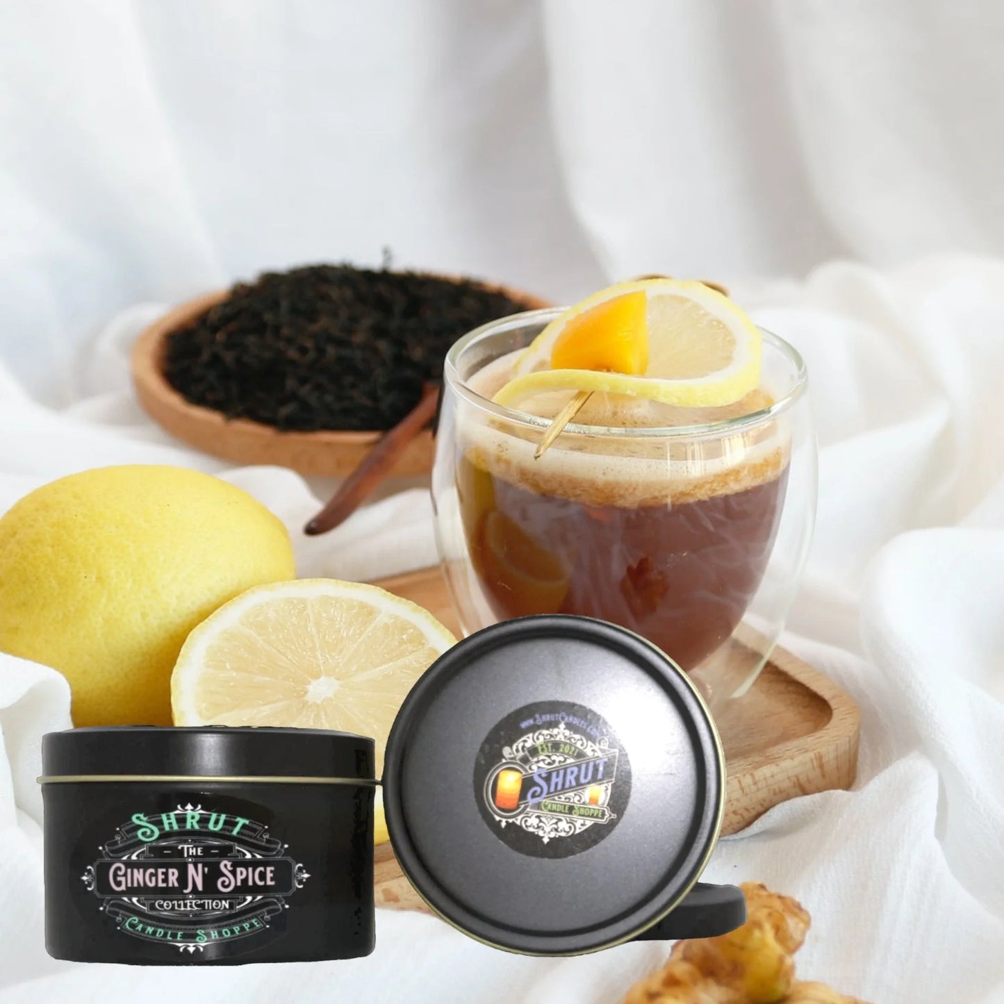 Ginger N' Spice Scented Candle - Embark on a Nostalgic Journey