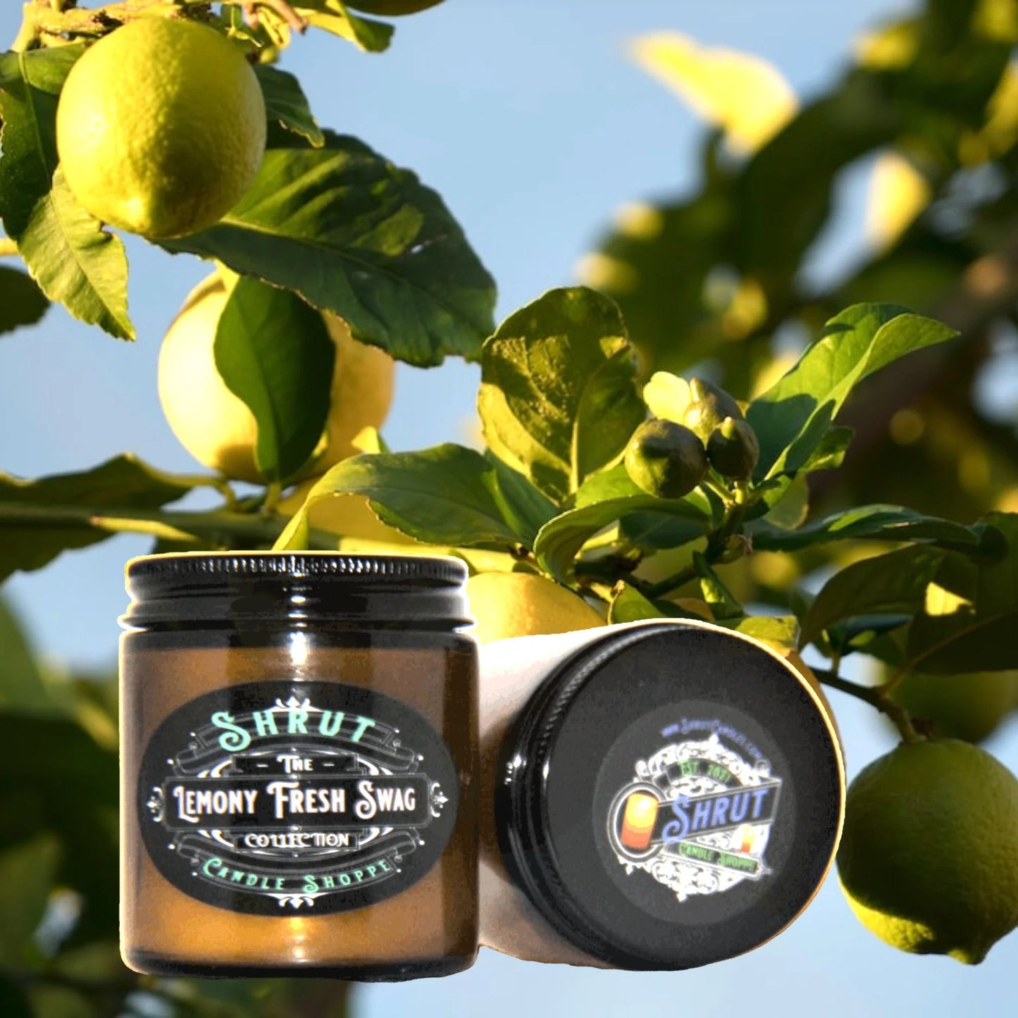 Lemony Fresh Swag Scented Candle - The Ultimate Sensory Pick-me-up
