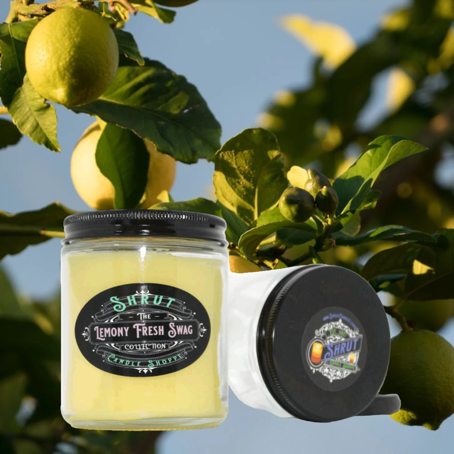 Lemony Fresh Swag Scented Candle - The Ultimate Sensory Pick-me-up