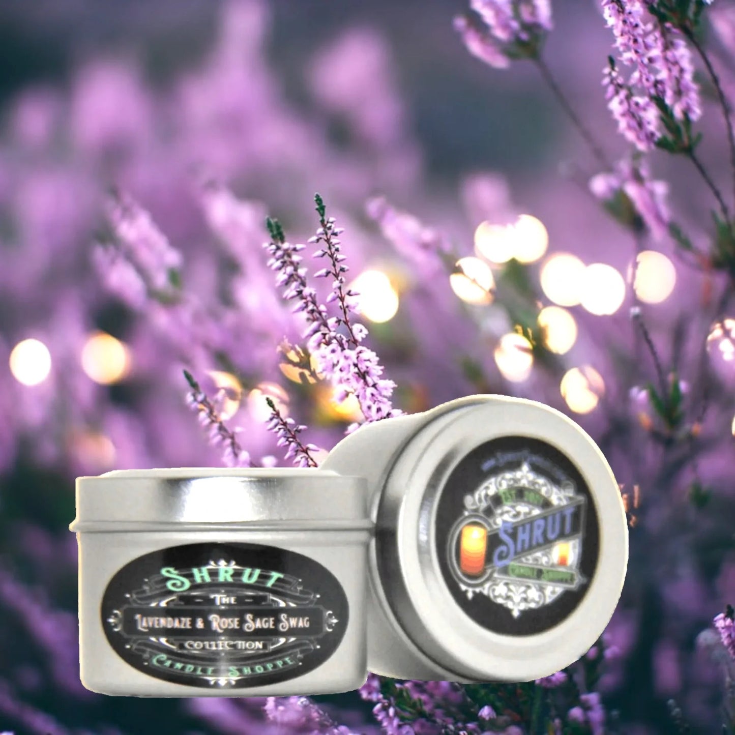 Lavendaze & Rose Sage Scented Candle - Experience Sensory Elevation