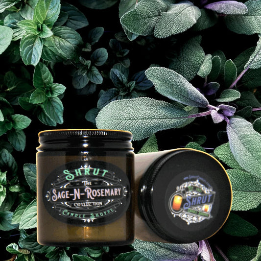 Sage-N-Rosemary Scented Candle - Essence of Nature