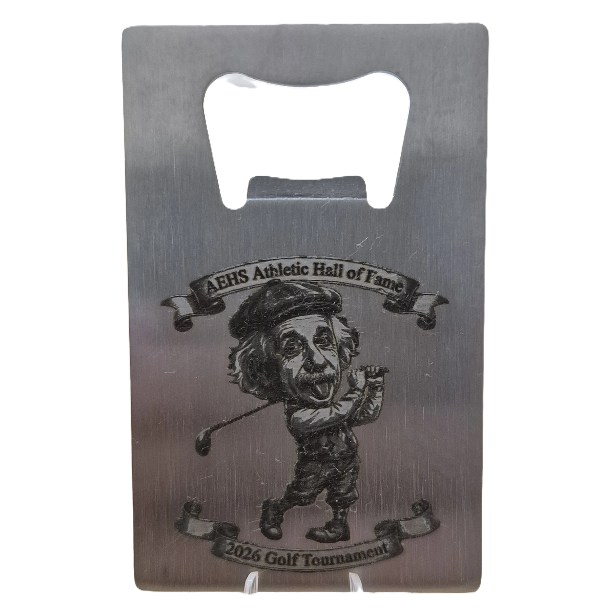 AEHS HOF Golf Tournement Laser Engraved Bottle Openers - Shrut Candle & Laser Design Shoppe