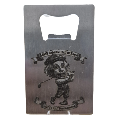 AEHS HOF Golf Tournement Laser Engraved Bottle Openers - Shrut Candle & Laser Design Shoppe