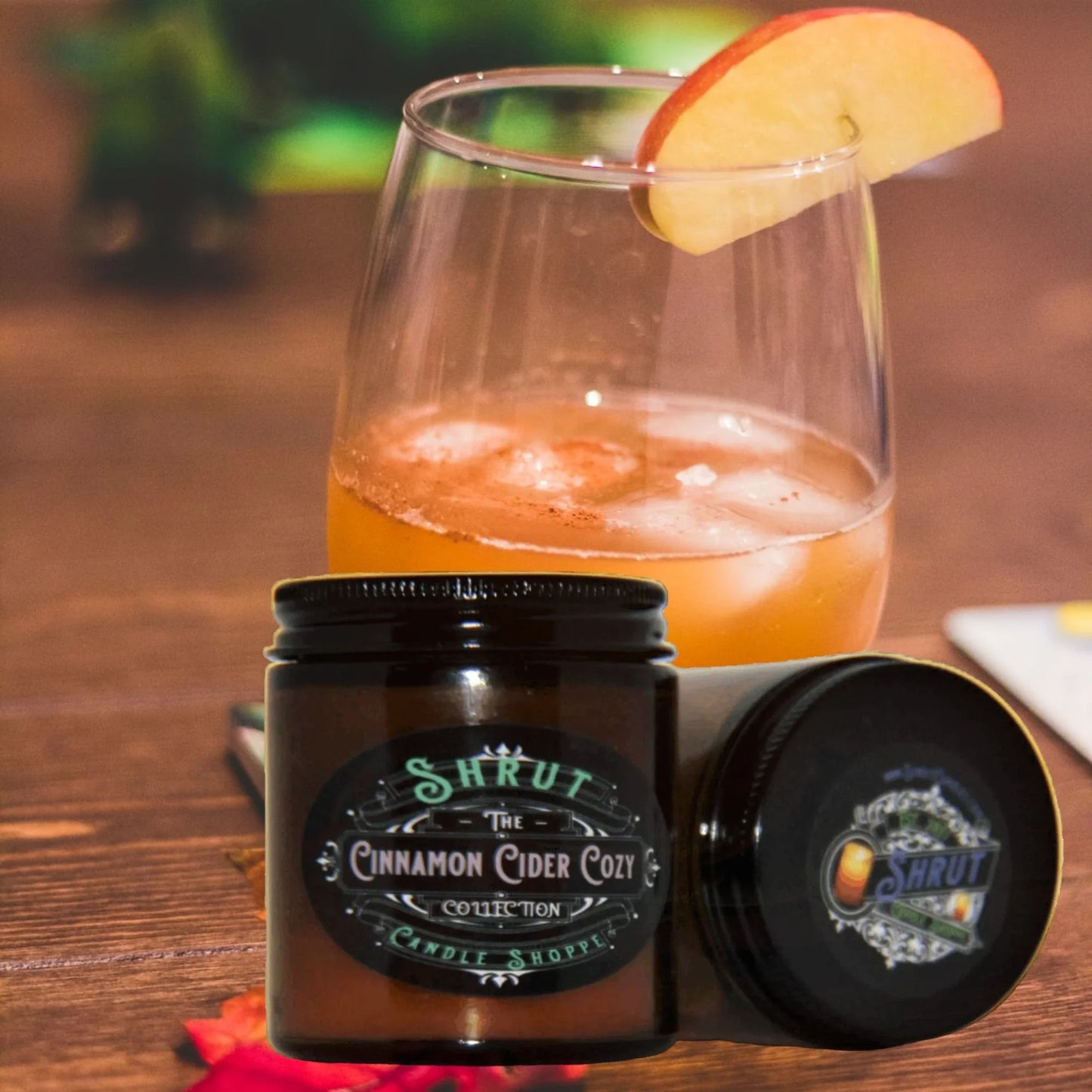 Cinnamon Cider Cozy Homemade, Hand-Poured Scented Candle