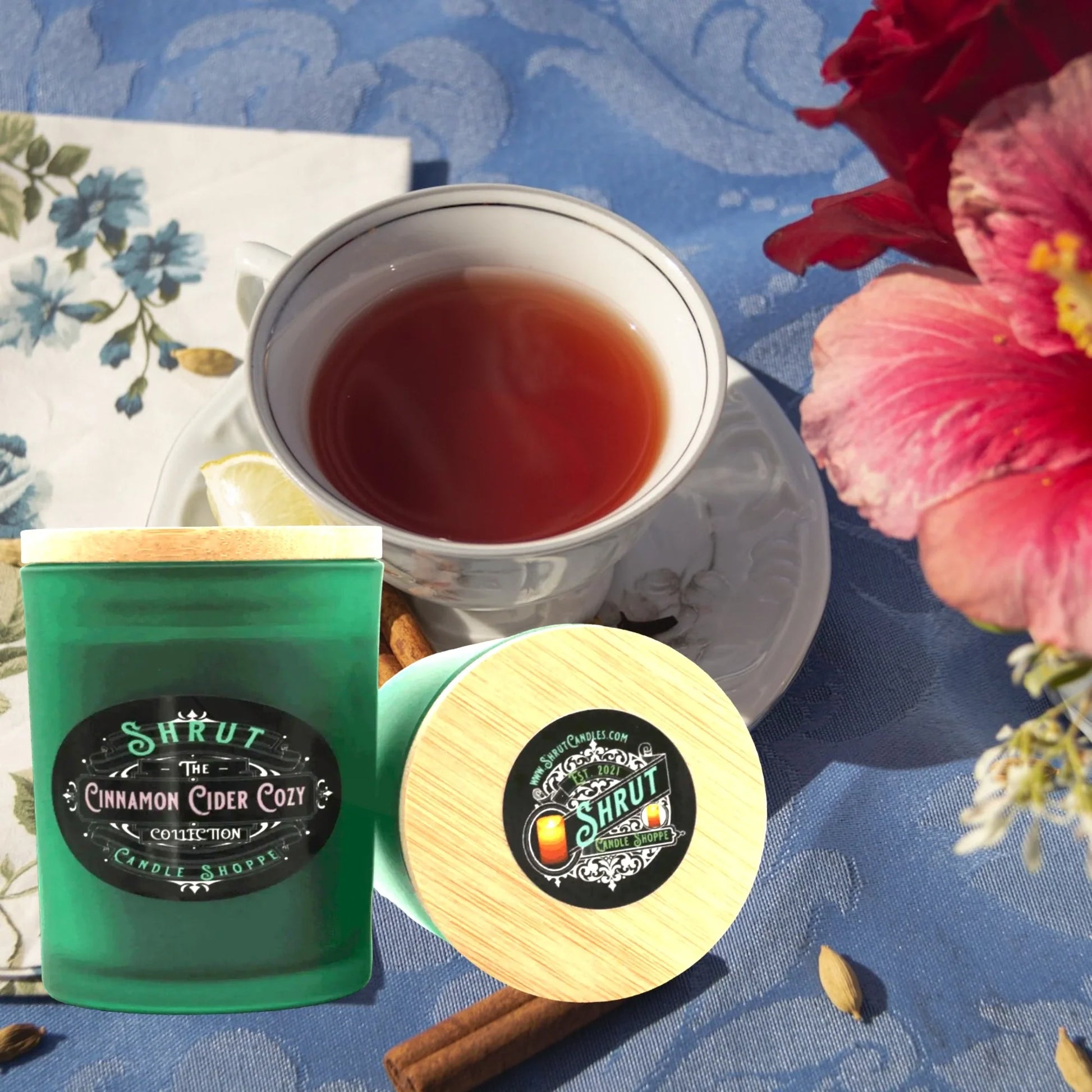 Cinnamon Cider Cozy Homemade, Hand-Poured Scented Candle