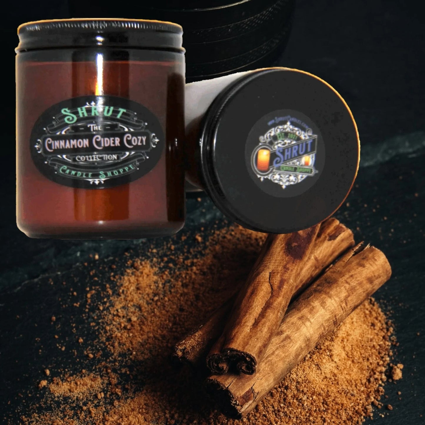 Cinnamon Cider Cozy Homemade, Hand-Poured Scented Candle