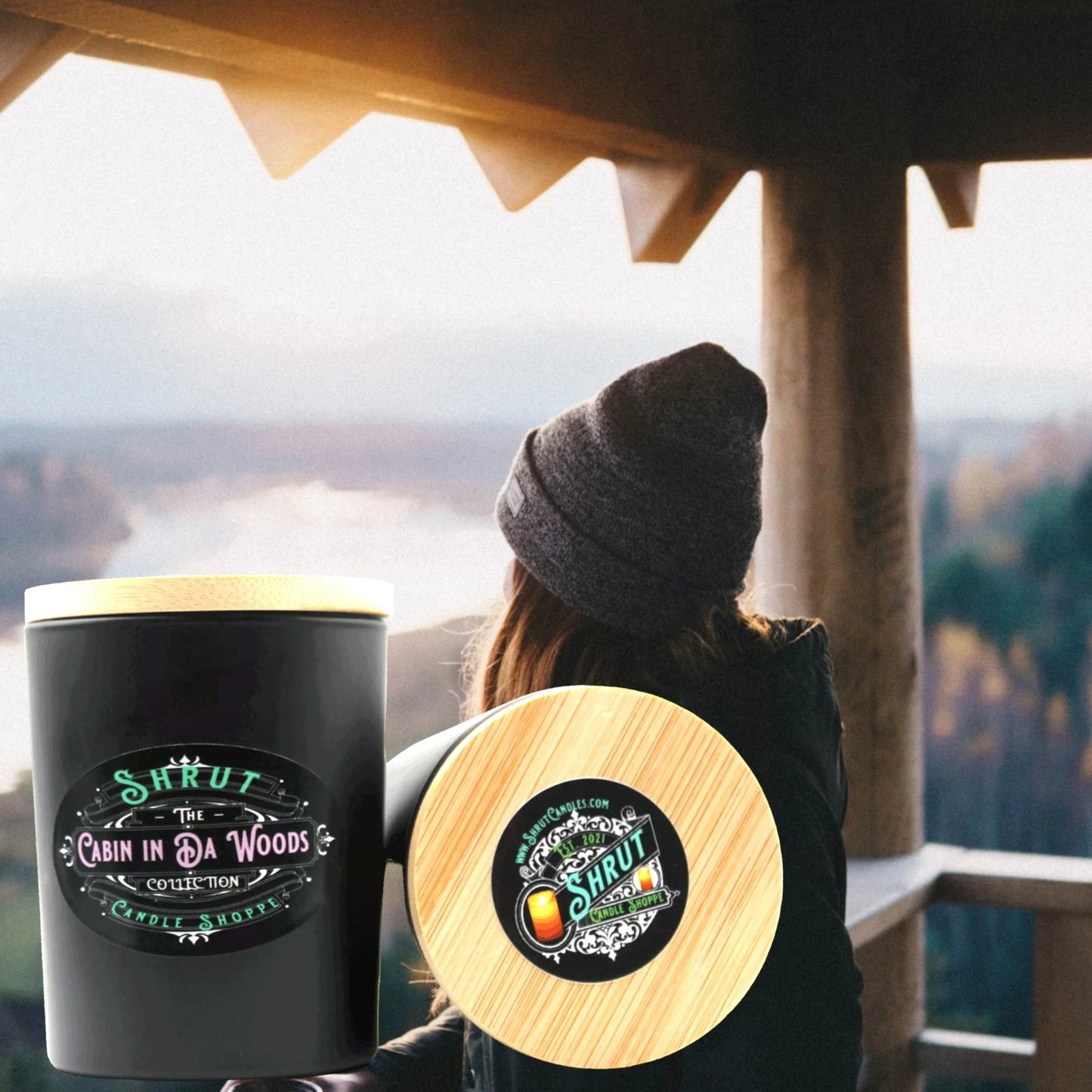 Cabin in Da Woods Scented Candle - Embrace the Cozy Comfort of Home