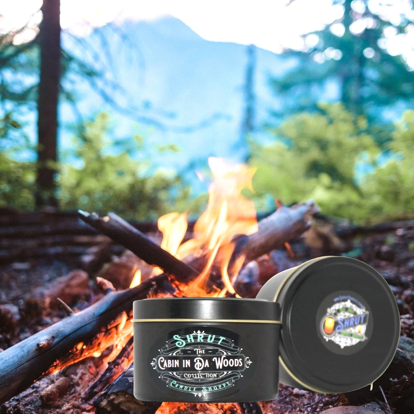 Cabin in Da Woods Scented Candle - Embrace the Cozy Comfort of Home