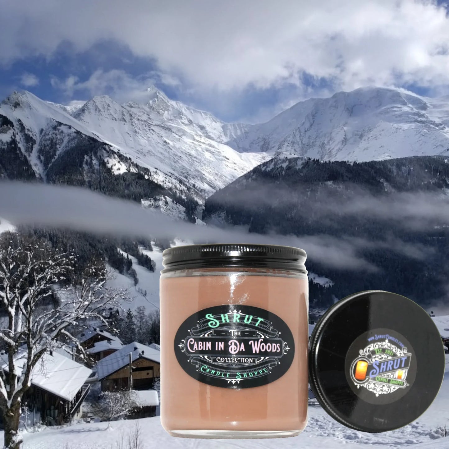 Cabin in Da Woods Scented Candle - Embrace the Cozy Comfort of Home