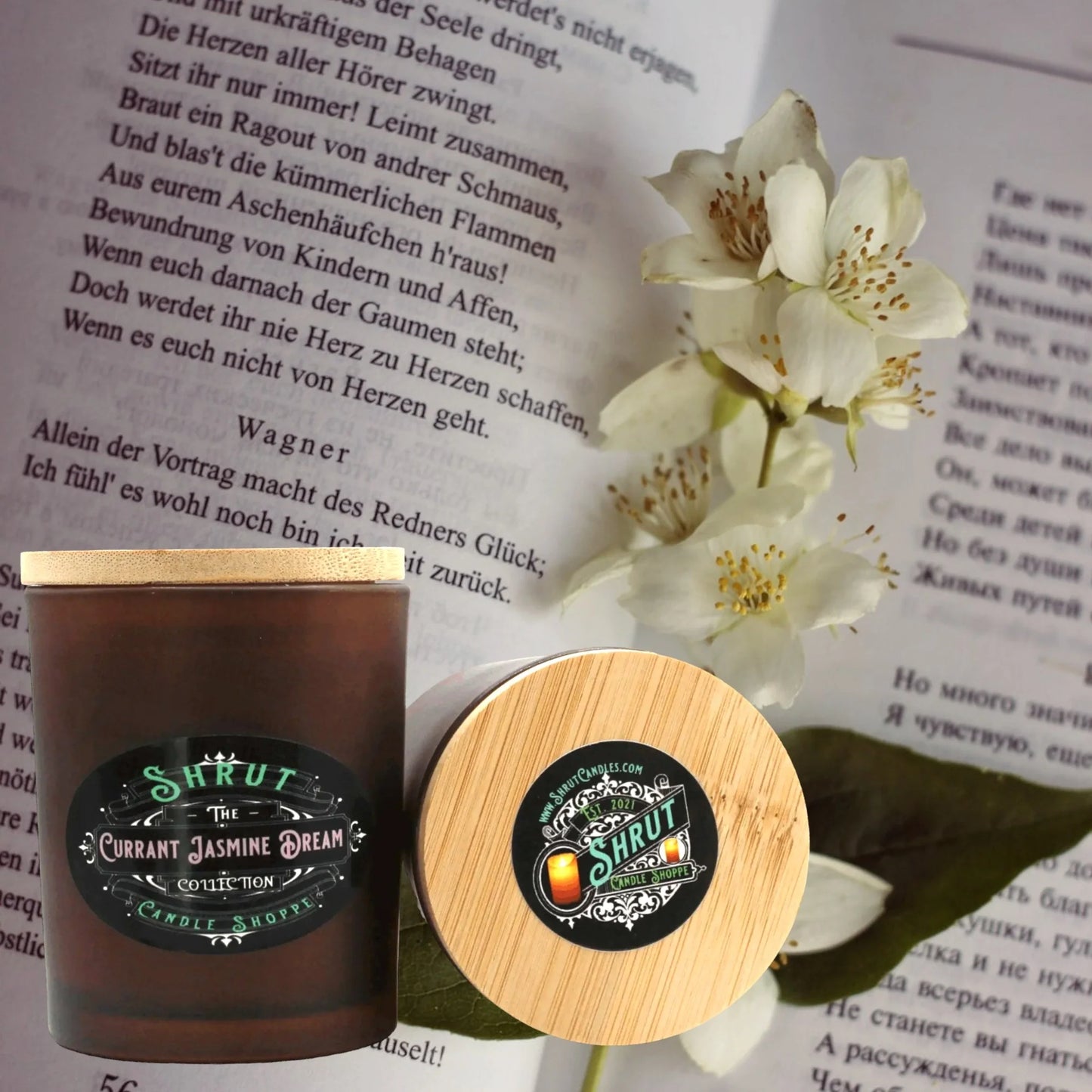 Currant Jasmine Dream Scented Candle - Indulge in Pinnacle of Luxury