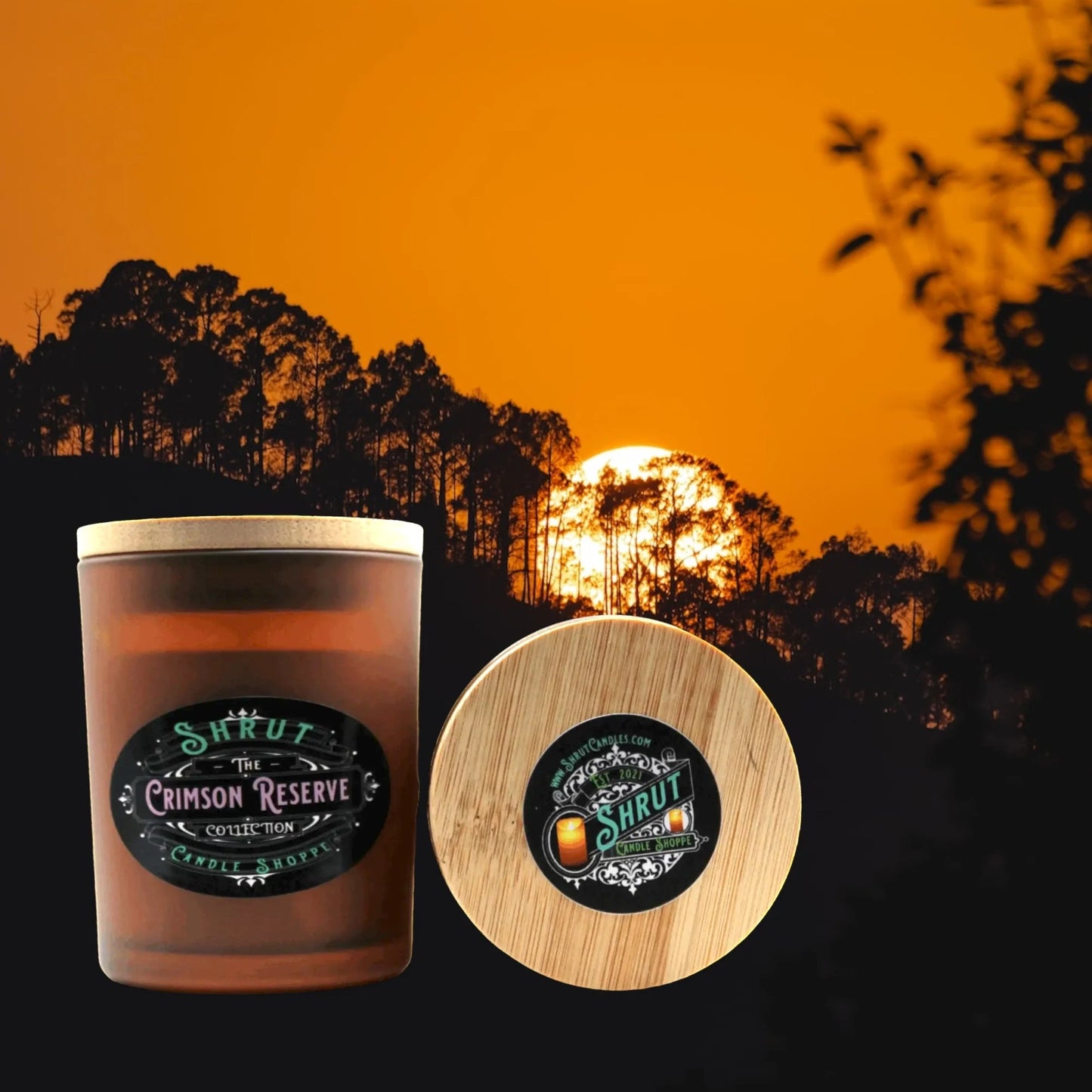 Crimson Reserve Scented Candle - Elevate Your Ambiance