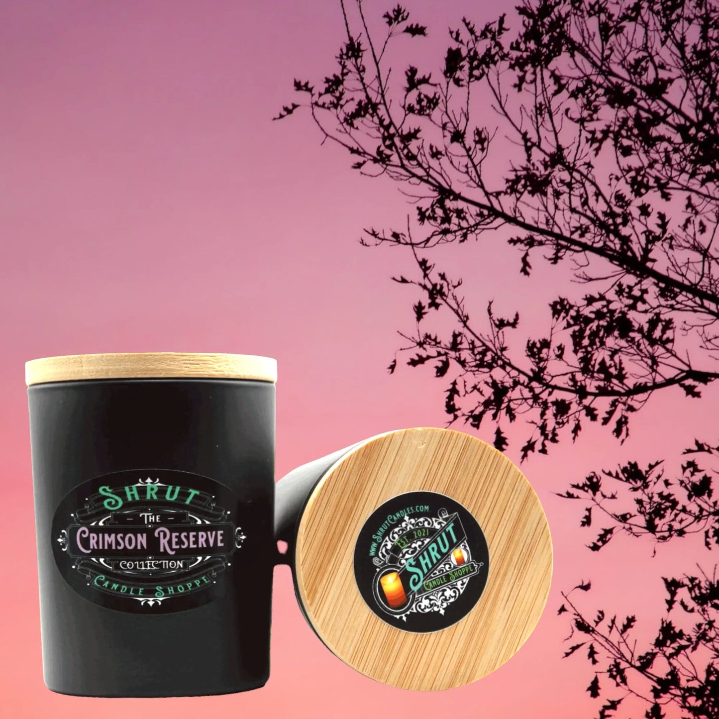 Crimson Reserve Scented Candle - Elevate Your Ambiance