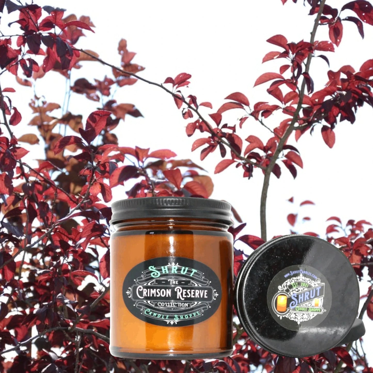 Crimson Reserve Scented Candle - Elevate Your Ambiance
