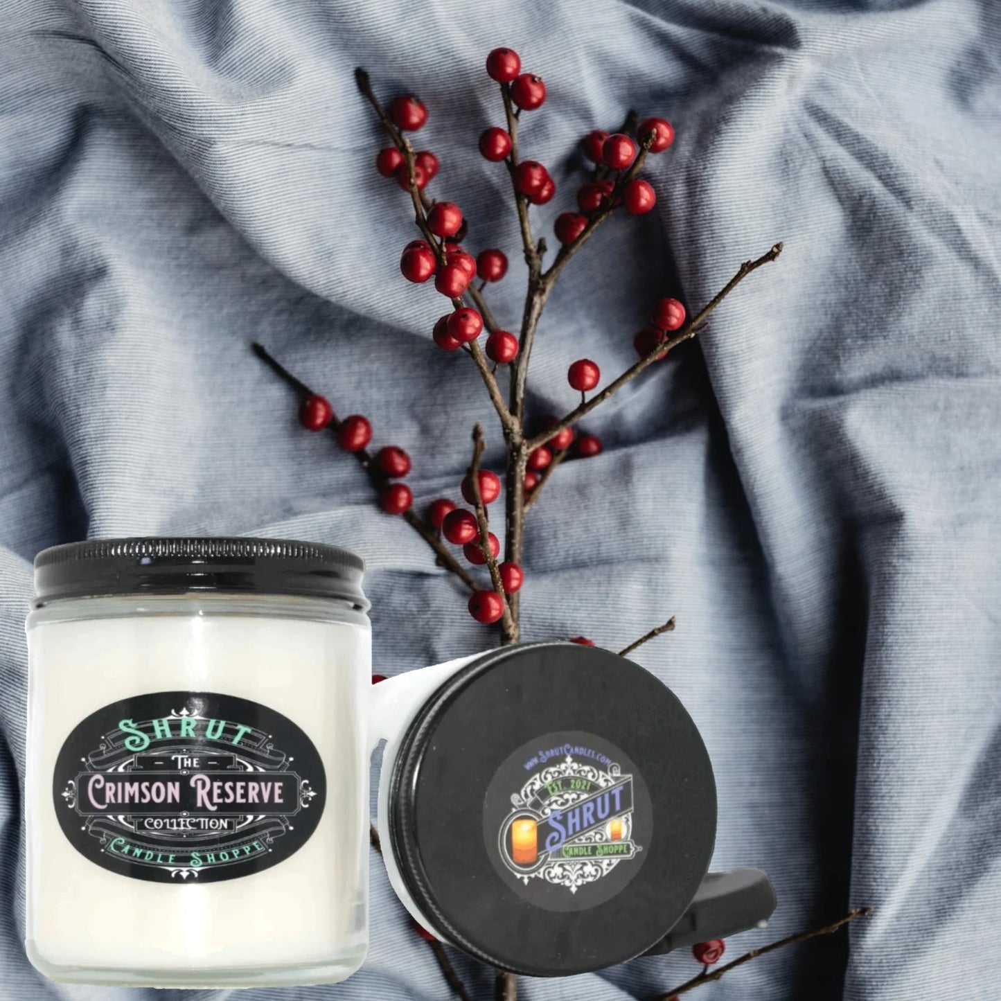 Crimson Reserve Scented Candle - Elevate Your Ambiance