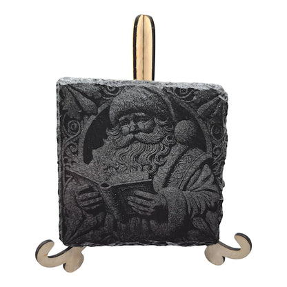 Christmas Custom Laser Engraved Slate Coasters