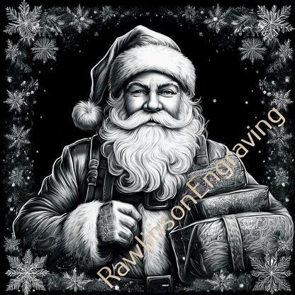 Christmas Custom Laser Engraved Slate Coasters