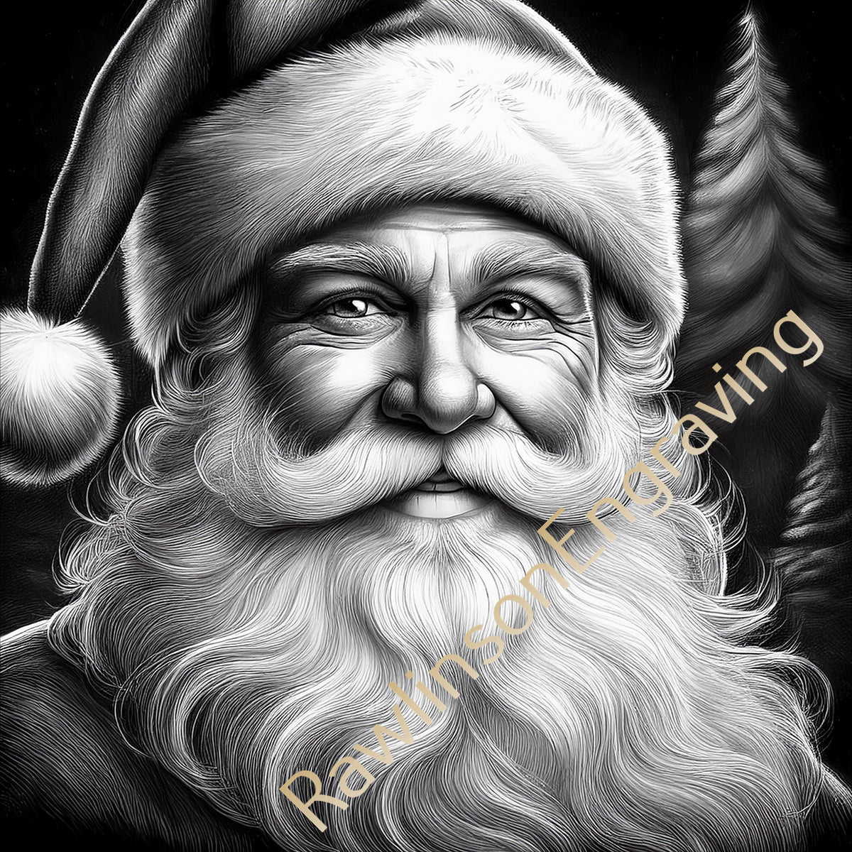 Christmas Custom Laser Engraved Slate Coasters