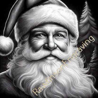 Christmas Custom Laser Engraved Slate Coasters