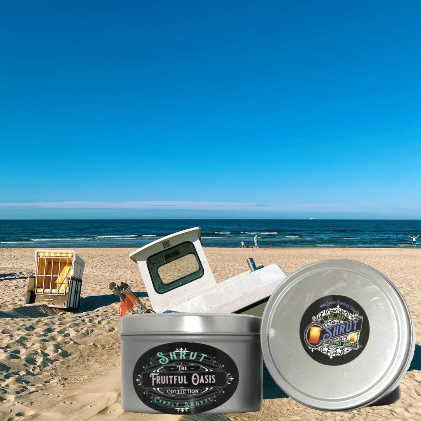 Fruitful Oasis Scented Candle - Escape to a Tropical Paradise