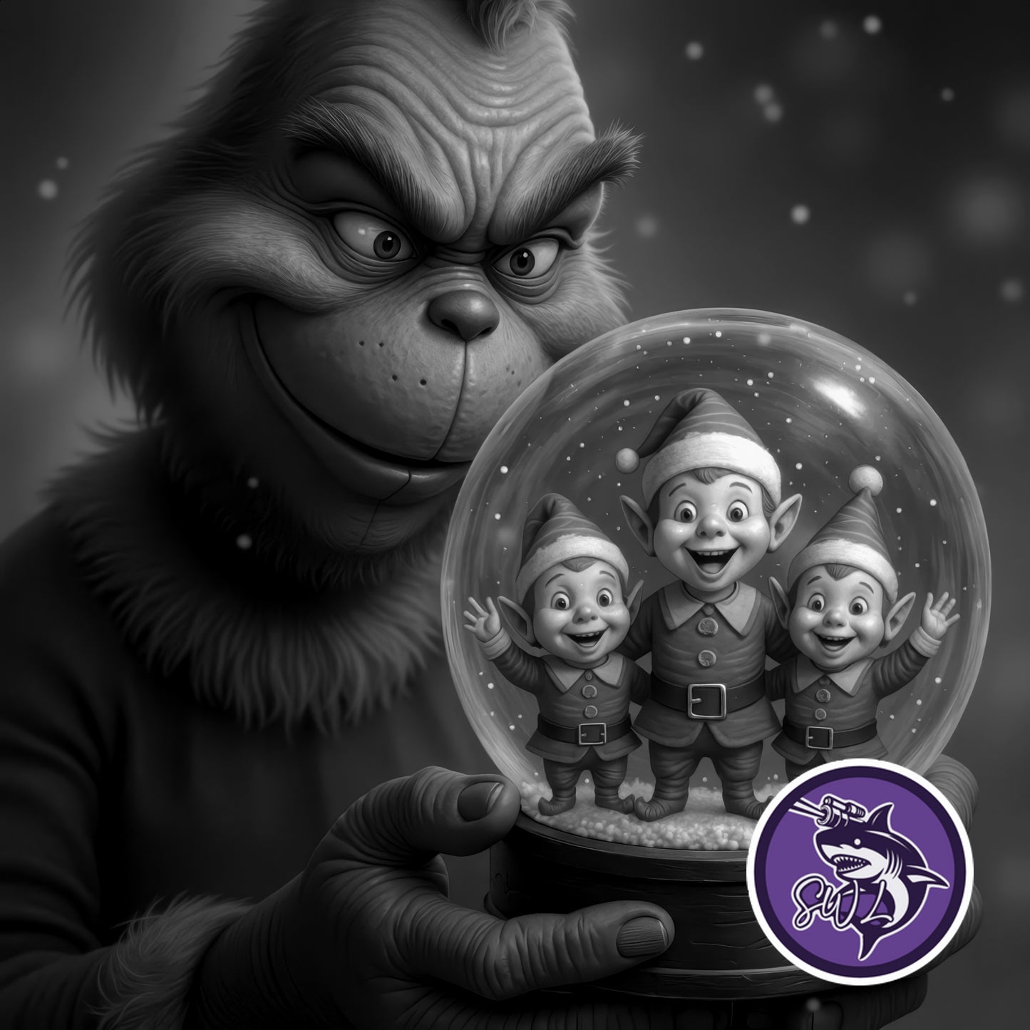 Christmas Custom Laser Engraved Round Slate Coasters