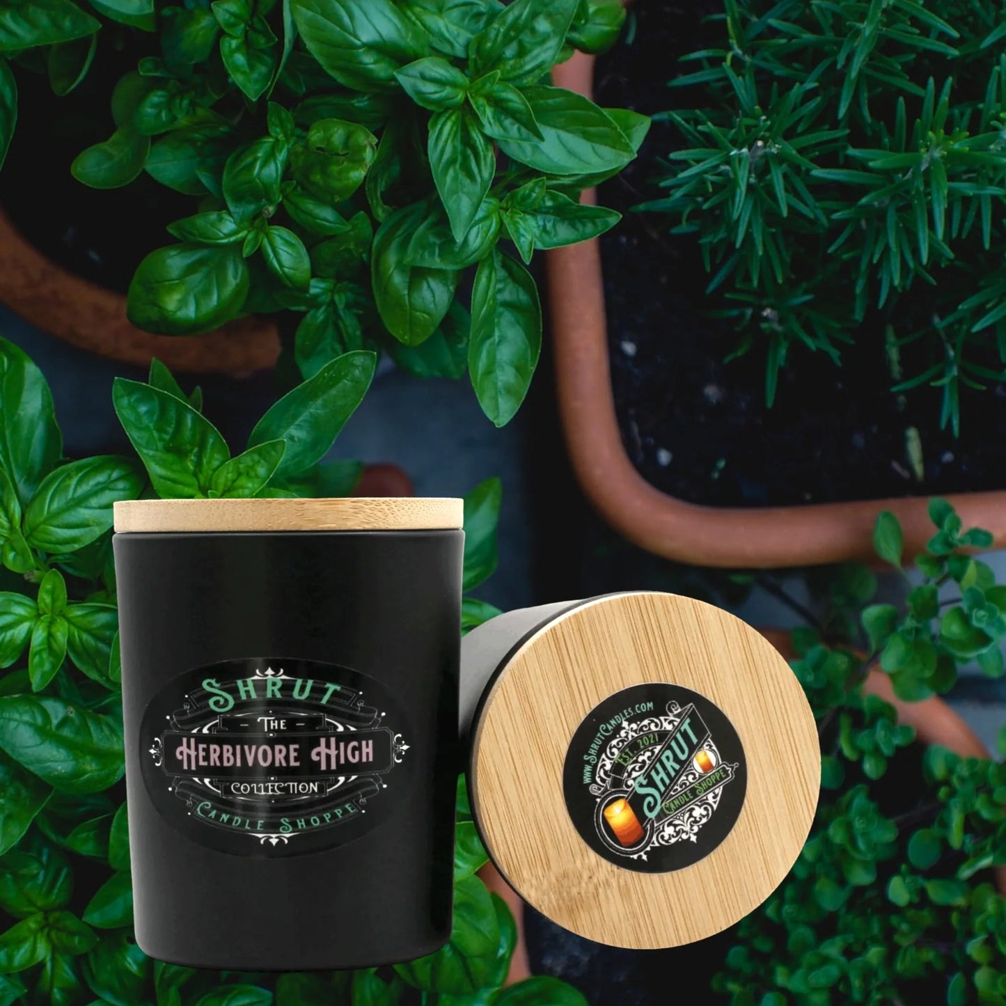 Herbivore High Scented Candle - Discover Serenity