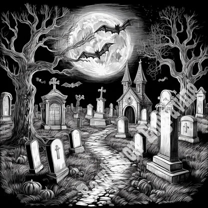 Halloween Custom Laser Engraved Square Slate Coasters