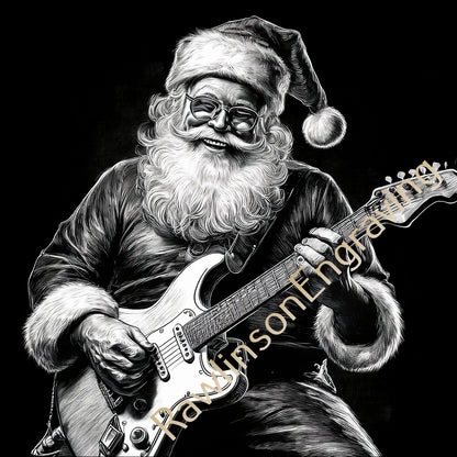 Christmas Custom Laser Engraved Square Slate Coasters