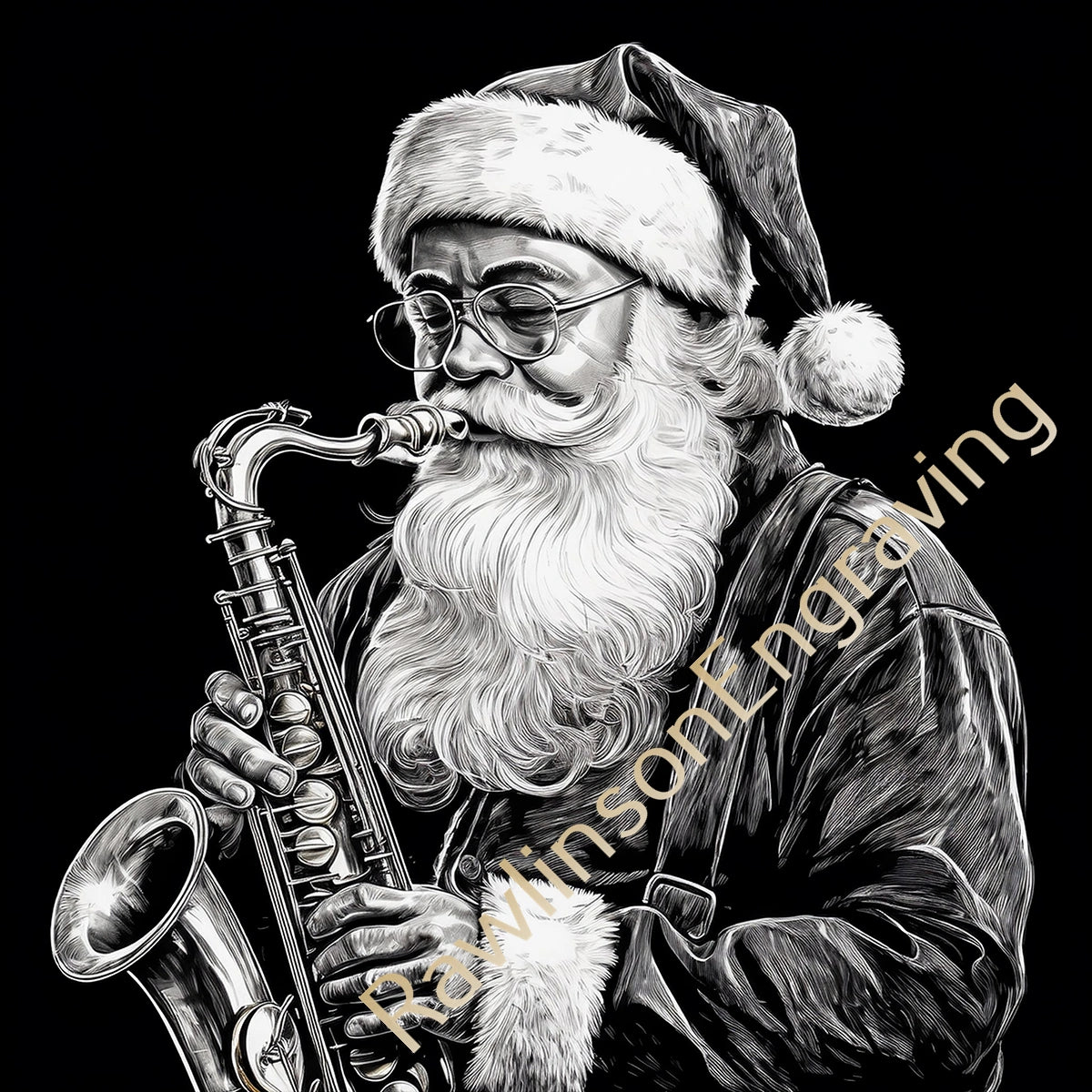 Christmas Custom Laser Engraved Round Slate Coasters