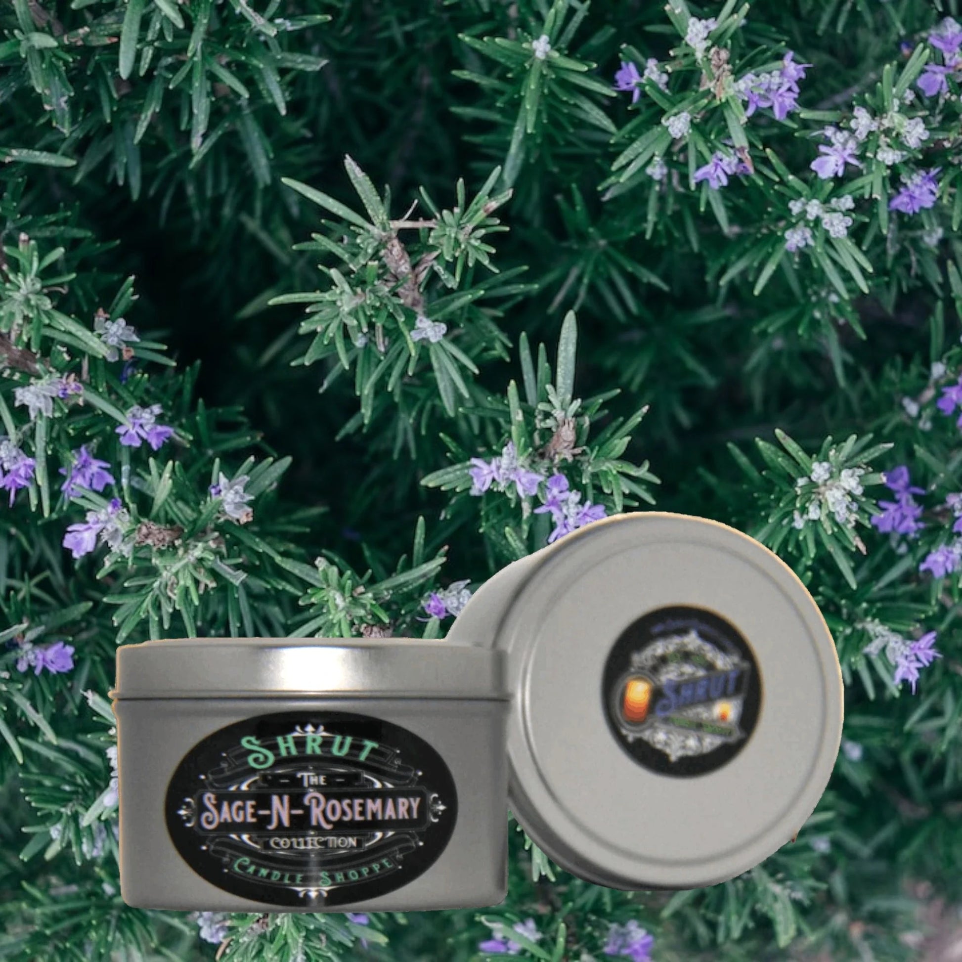 Sage-N-Rosemary Scented Candle - Essence of Nature
