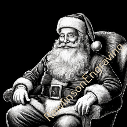 Christmas Custom Laser Engraved Slate Coasters