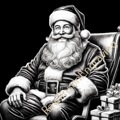 Christmas Custom Laser Engraved Slate Coasters