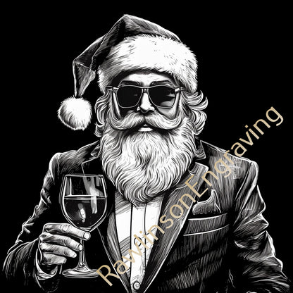 Christmas Custom Laser Engraved Slate Coasters