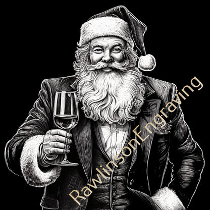 Christmas Custom Laser Engraved Slate Coasters
