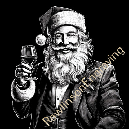 Christmas Custom Laser Engraved Slate Coasters