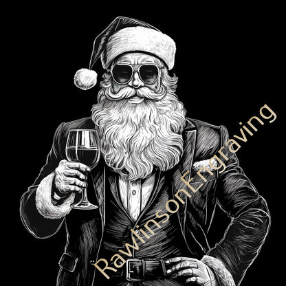 Christmas Custom Laser Engraved Slate Coasters