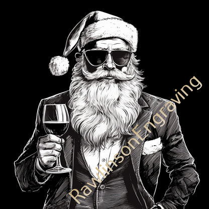 Christmas Custom Laser Engraved Slate Coasters