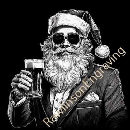 Christmas Custom Laser Engraved Slate Coasters