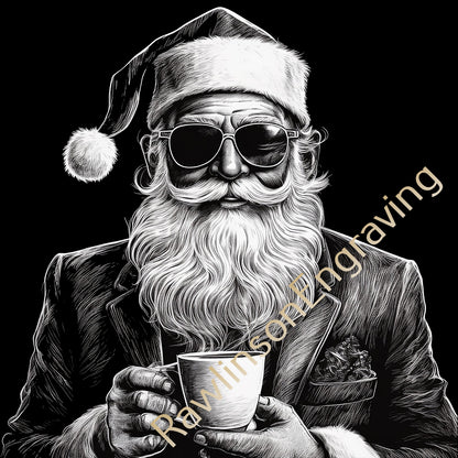 Christmas Custom Laser Engraved Slate Coasters