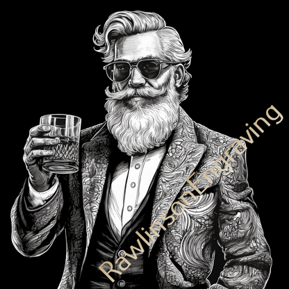 Christmas Custom Laser Engraved Slate Coasters