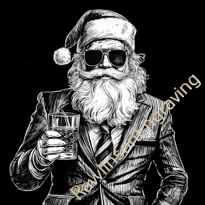 Christmas Custom Laser Engraved Slate Coasters
