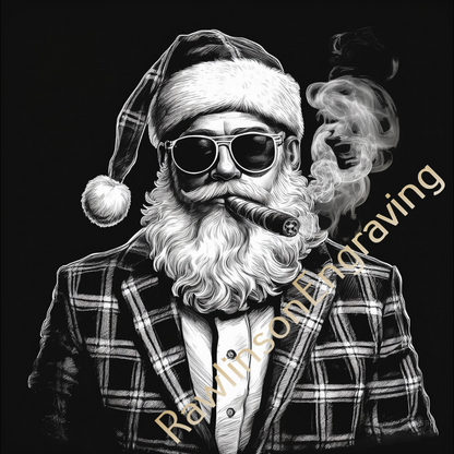 Christmas Custom Laser Engraved Slate Coasters