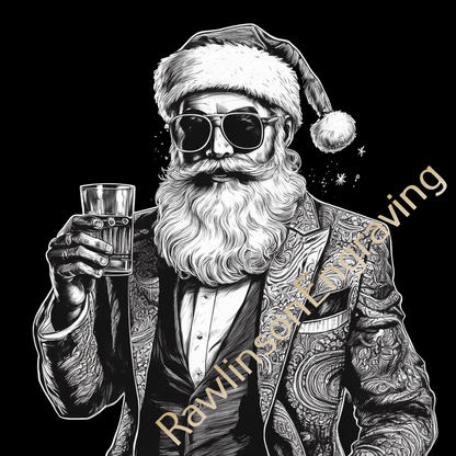 Christmas Custom Laser Engraved Slate Coasters
