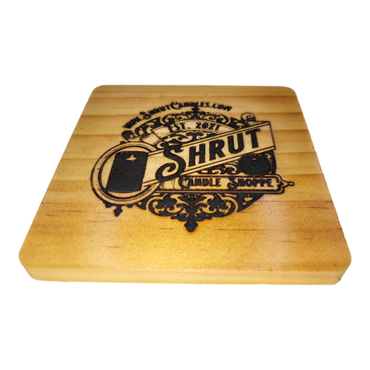 Shrut Candle Shoppe Custom Engraved Candle Jar Coaster