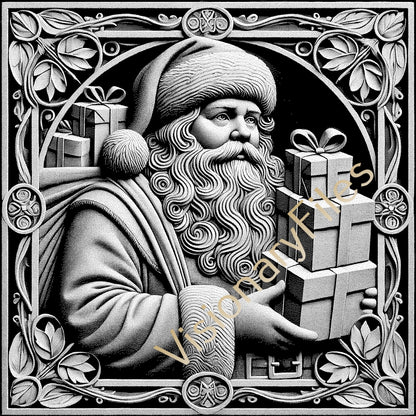 Christmas Custom Laser Engraved Slate Coasters