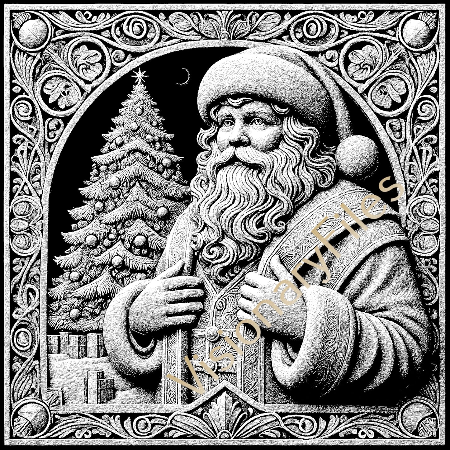 Christmas Custom Laser Engraved Slate Coasters