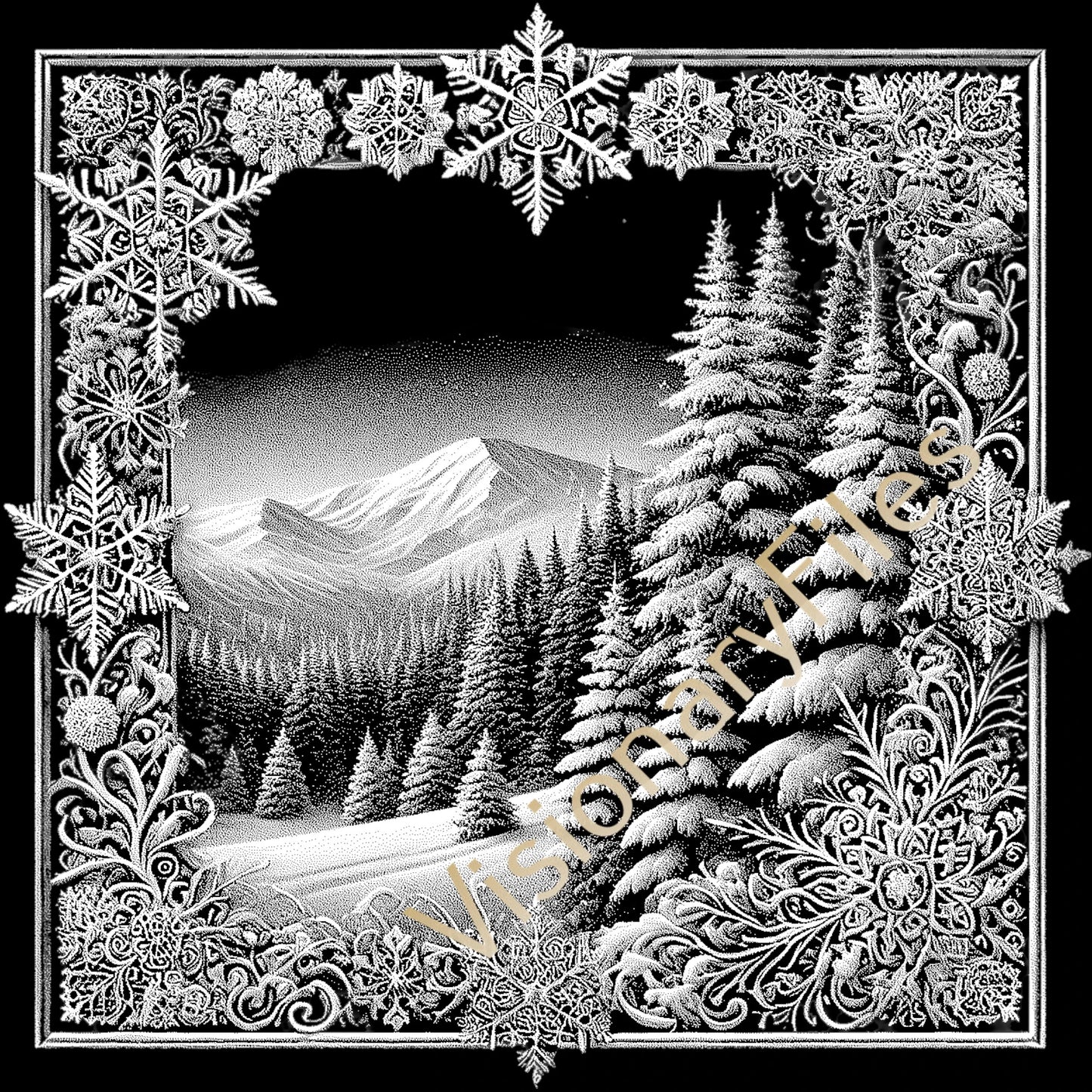 Christmas Custom Laser Engraved Slate Coasters
