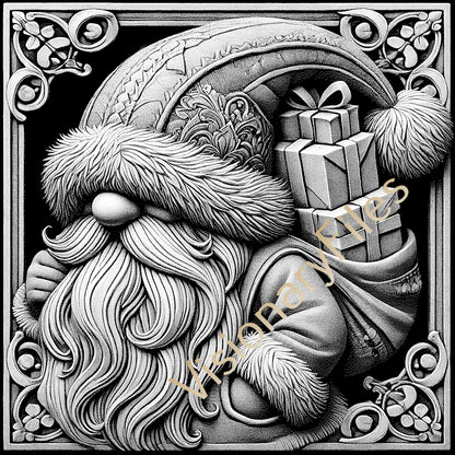 Christmas Custom Laser Engraved Slate Coasters